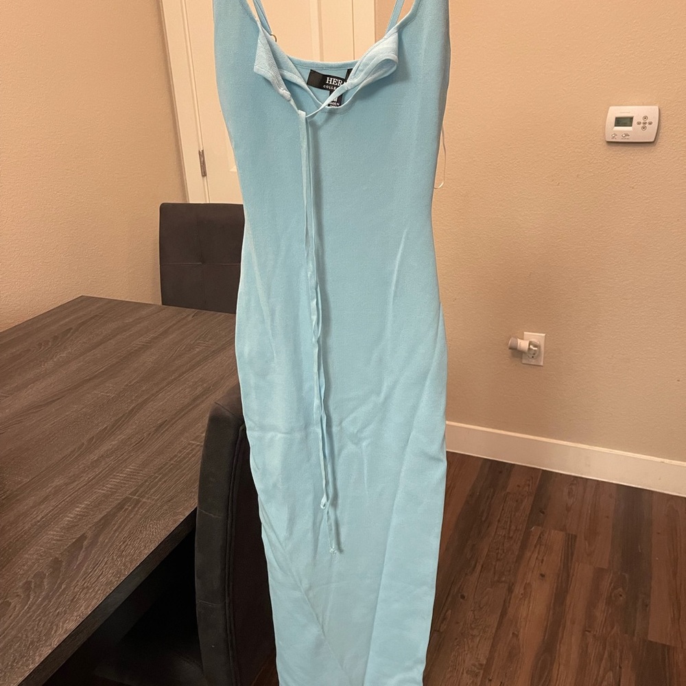Blue dress
